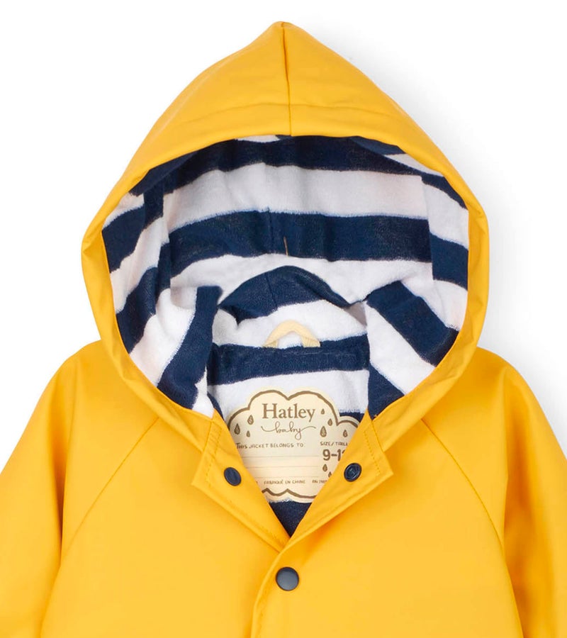 Hatley Baby Boys Printed Raincoats, Yellow, 18-24 Months - Image 3